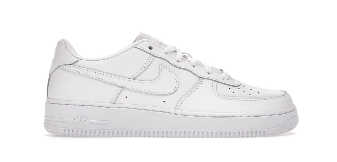 Nike Air Force 1 Low LE Triple White (GS)