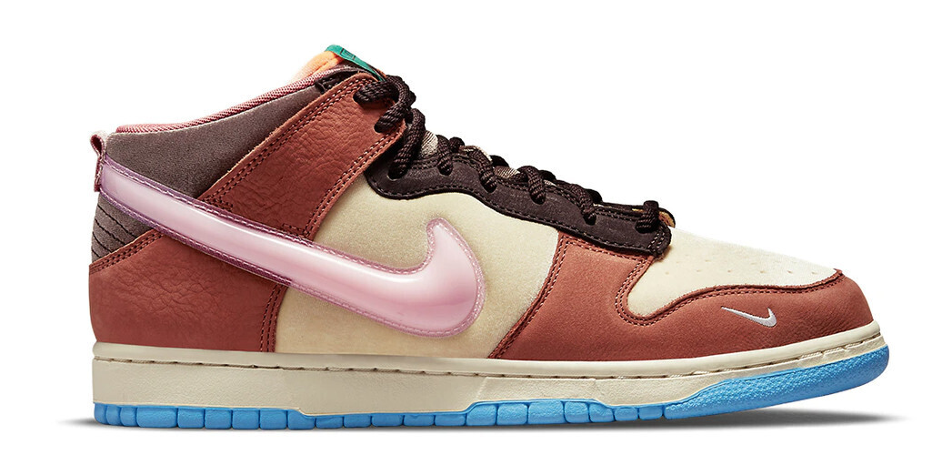 Nike Dunk Mid Social Status Free Lunch Chocolate Milk