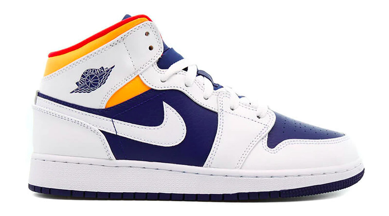 1 Mid White Laser Orange Deep Royal Blue (GS)