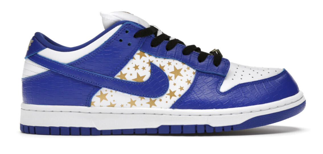 Nike SB Dunk Low Supreme Stars Hyper Royal (2021)