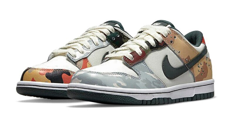Nike Dunk Low Sail Multi-Camo (GS)