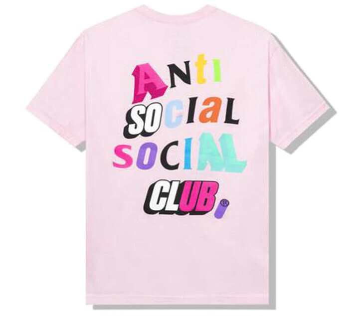 Anti Social Social Club The Real Me Tee Pink