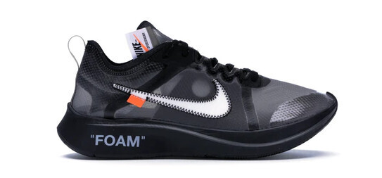 Nike Zoom Fly Off-White Black Silver