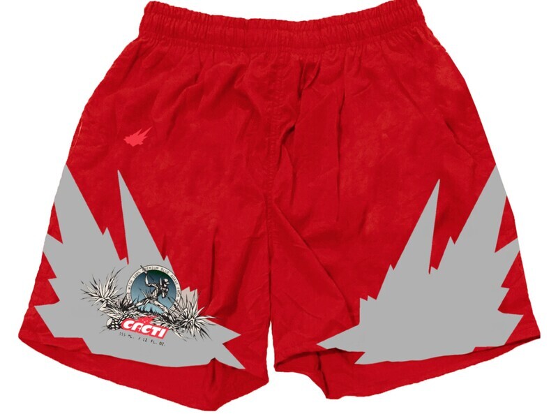 Travis Scott Cacti Heritage 3M Soccer Short I Red