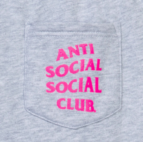 Anti Social Social Club Official Sweatpants Grey