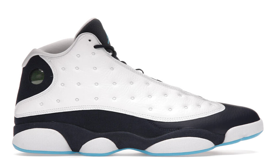 Jordan 13 Retro Obsidian Powder Blue White