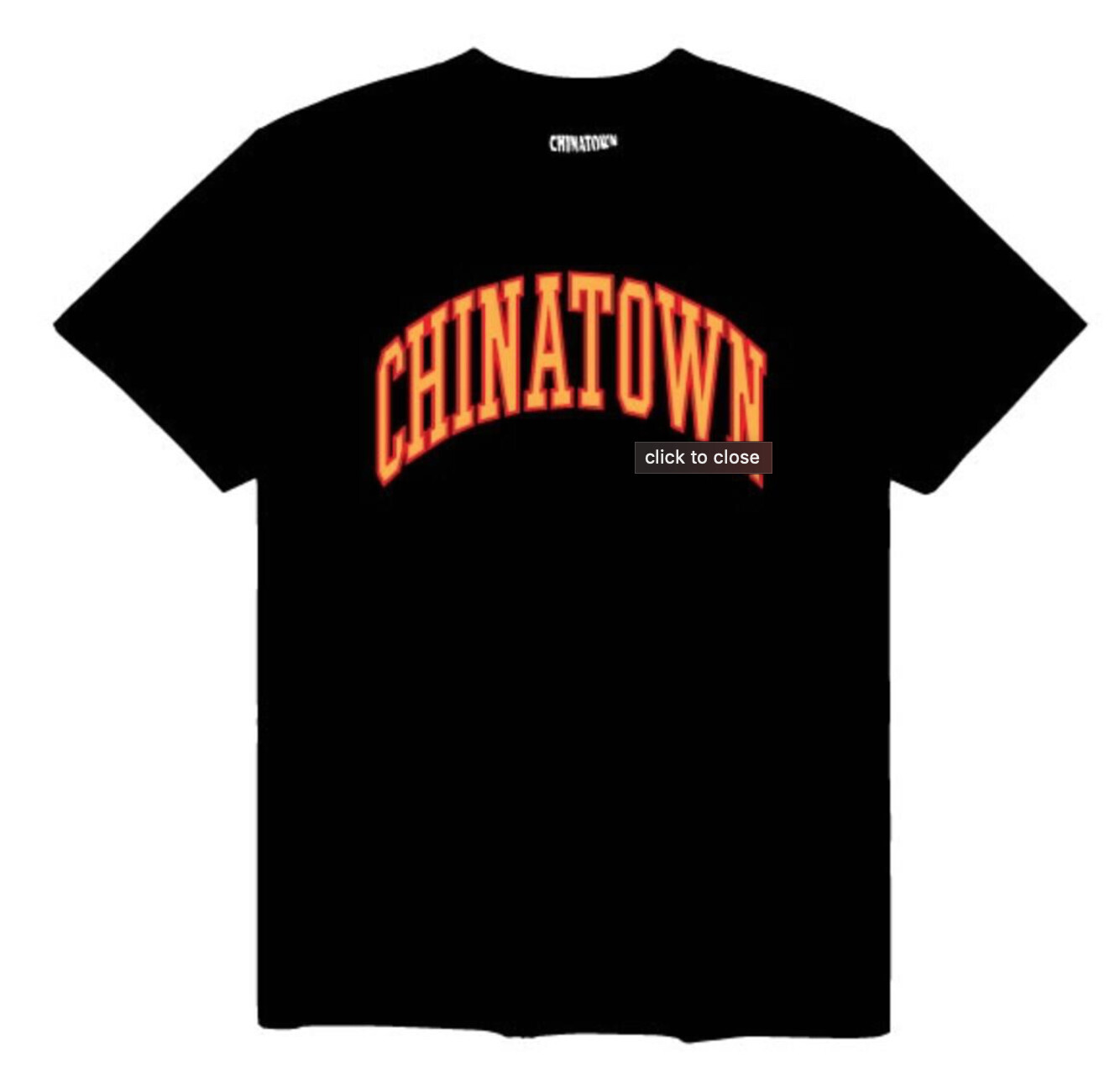  CHINATOWN ARC T-SHIRT BLACK