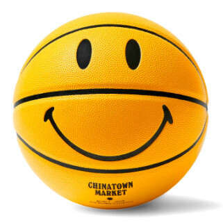 CHINATOWN MARKET SMILEY BASKETBALL , Color: YELLOW