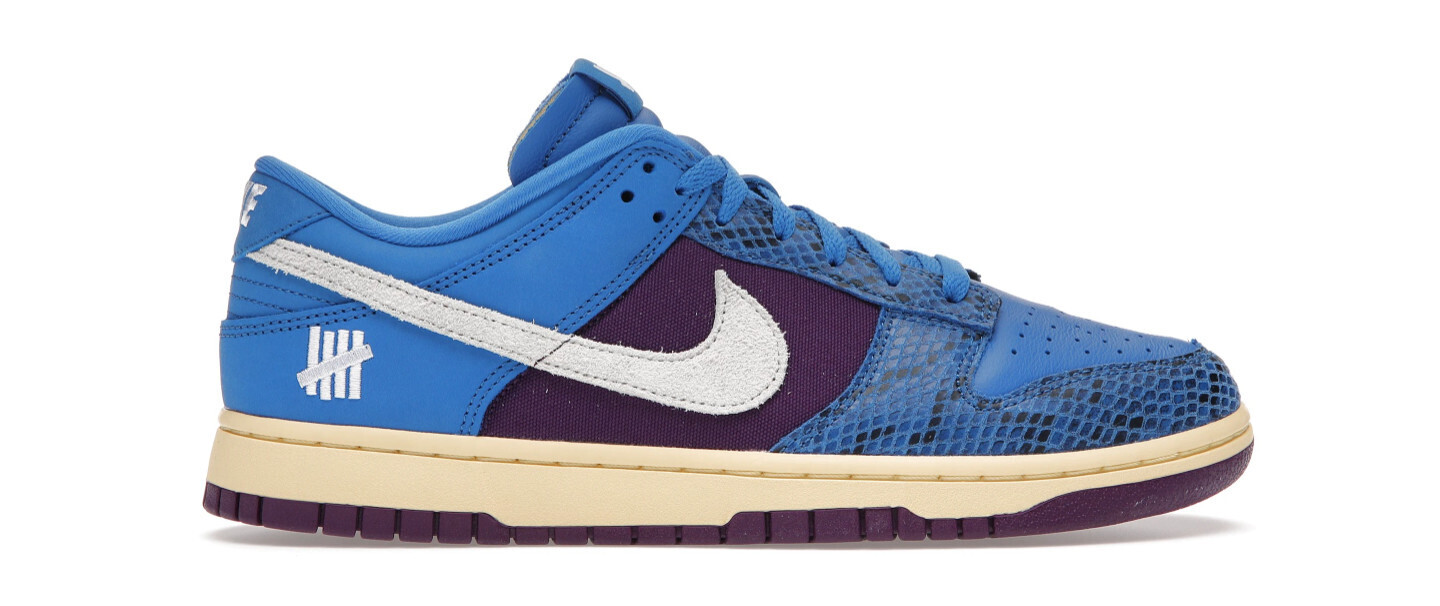 Nike Dunk Low Undefeated 5 On It Dunk vs. AF1