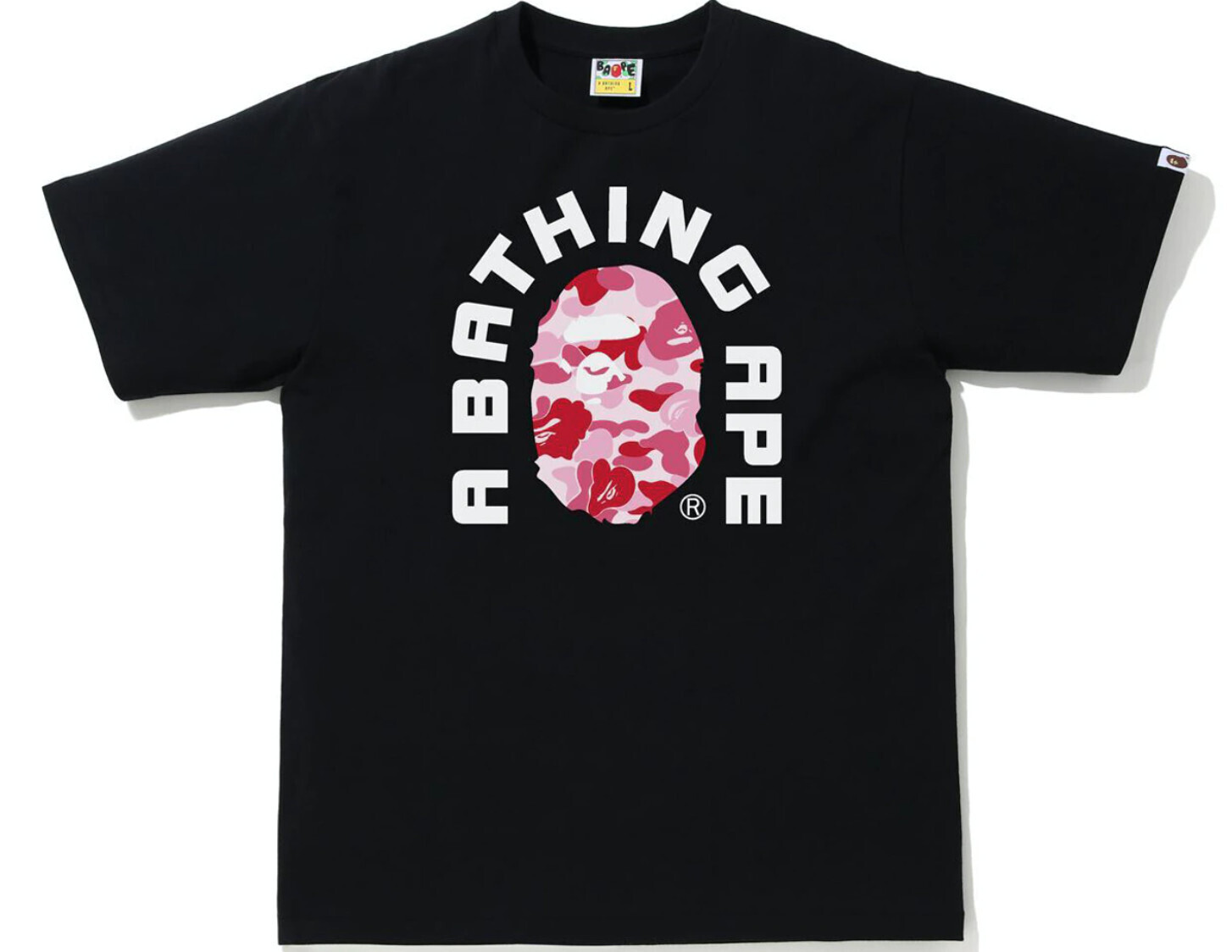 BAPE ABC Camo College 2020 Tee Black/Pink