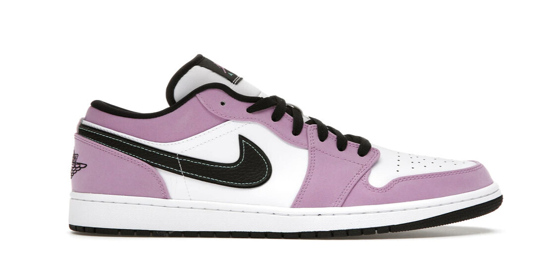 Jordan 1 Low SE Violet Shock White Black