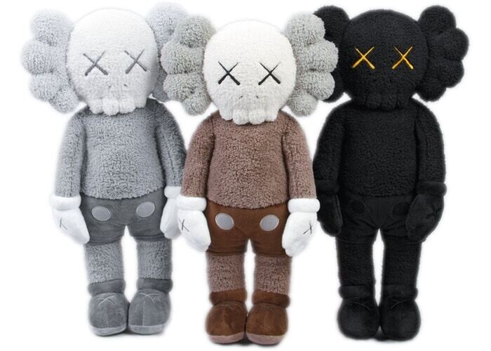 DOUSED-KAWS HOLIDAY Hong Kong Limited Plush Set, Color: MULTI, Size: 20&quot;