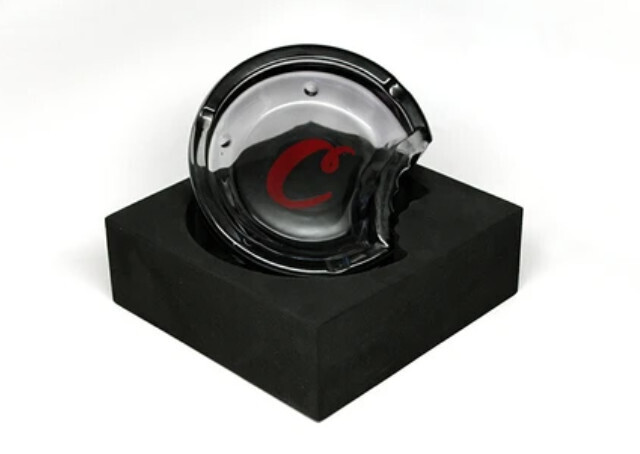 C - Bite Glass Ashtray, Color: SMOKE