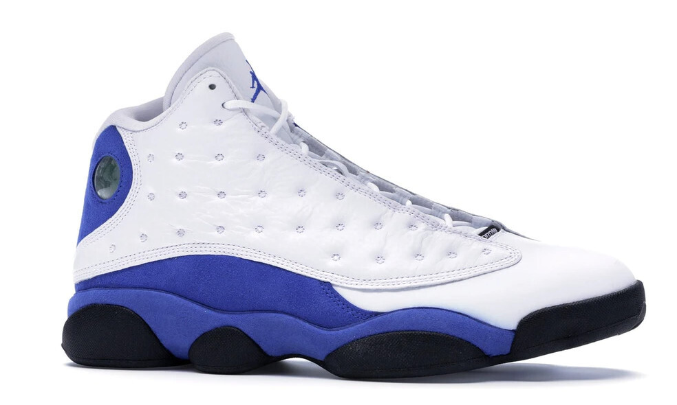 Jordan 13 Retro White Hyper Royal Black