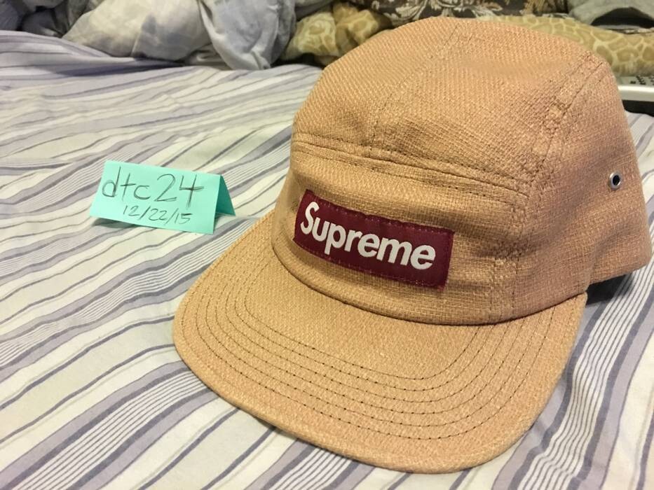Supreme Basketweave Camp Cap ss12 worn