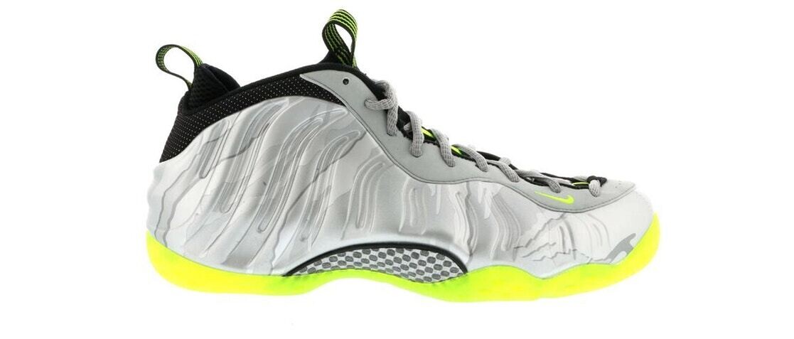 Air Foamposite One Silver Volt Camo 8.5
