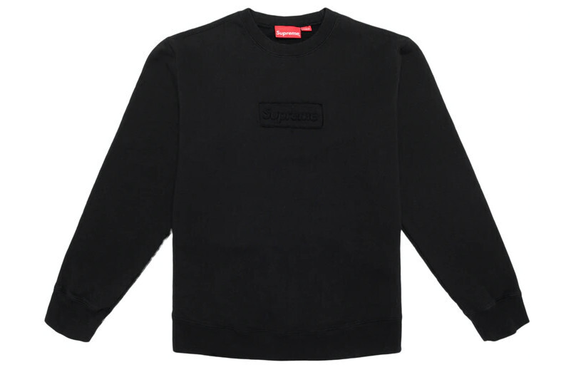 Cutout Logo Crewneck Black XL