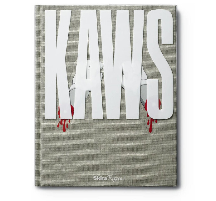 KAWS Rizzoli Hardcover Book Grey