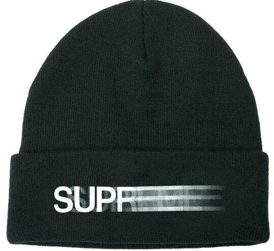 Supreme Motion Logo Beanie Black