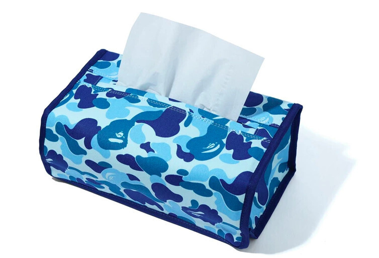 Bape ABC Camo Tissue Cover Blue