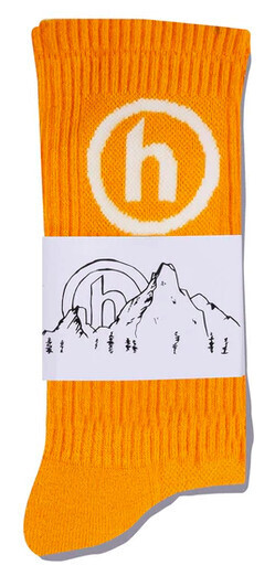 Hidden NY Crew Socks Orange
