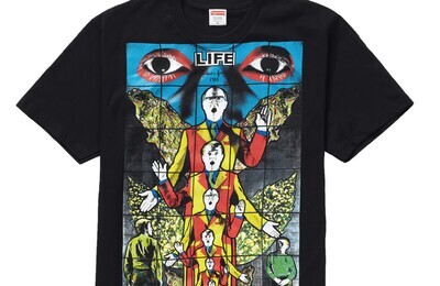 Supreme Gilbert &amp; George LIFE Tee Black - XL