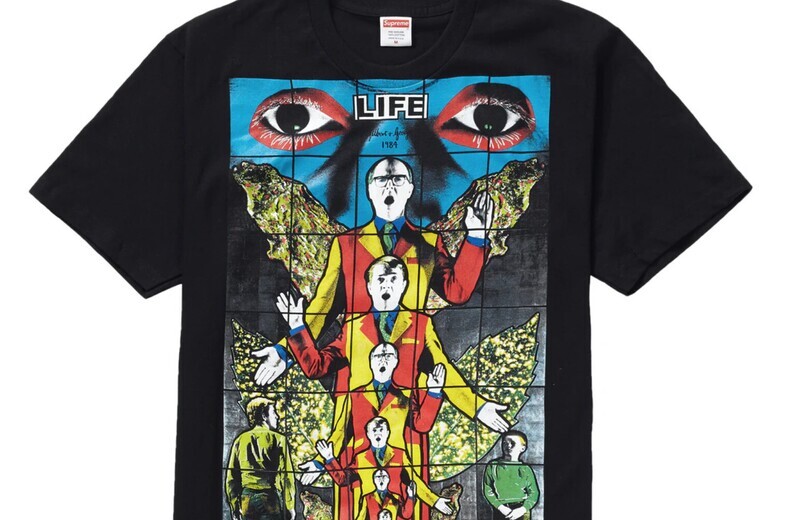 Supreme Gilbert &amp; George LIFE Tee Black - XL