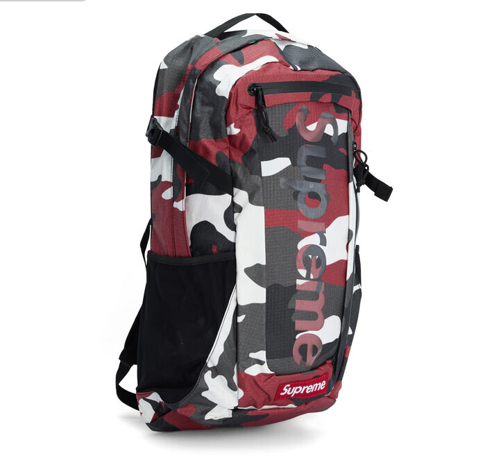 Supreme Backpack Backpack (SS21) Red Camo