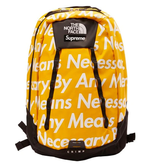 Supreme The North Face By Any Means Base Camp Crimp Backpack Yellow