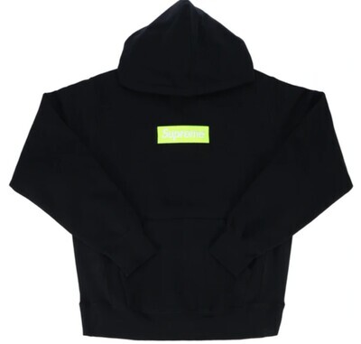Supreme Box Logo Hooded Sweatshirt (FW17) Black - XL