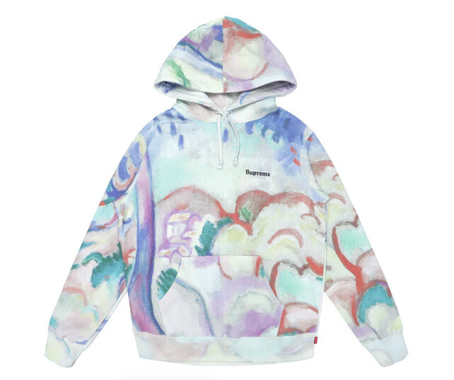 Landscape Hooded Sweatshirt Multicolor XL