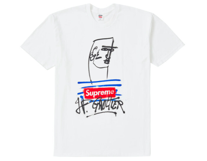 Supreme Jean Paul Gaultier Tee White LG