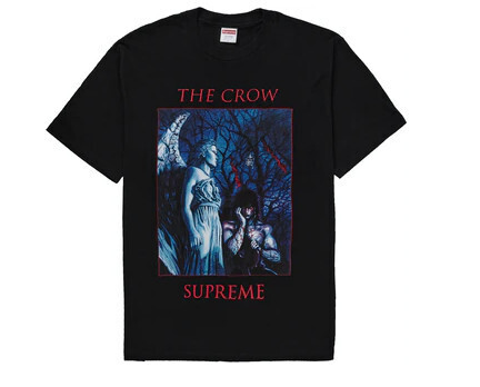 Supreme The Crow Tee Black - Large