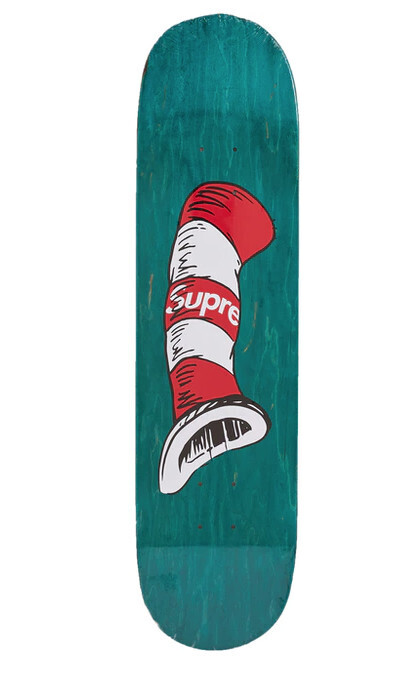 Supreme Cat in the Hat Skateboard Deck Green