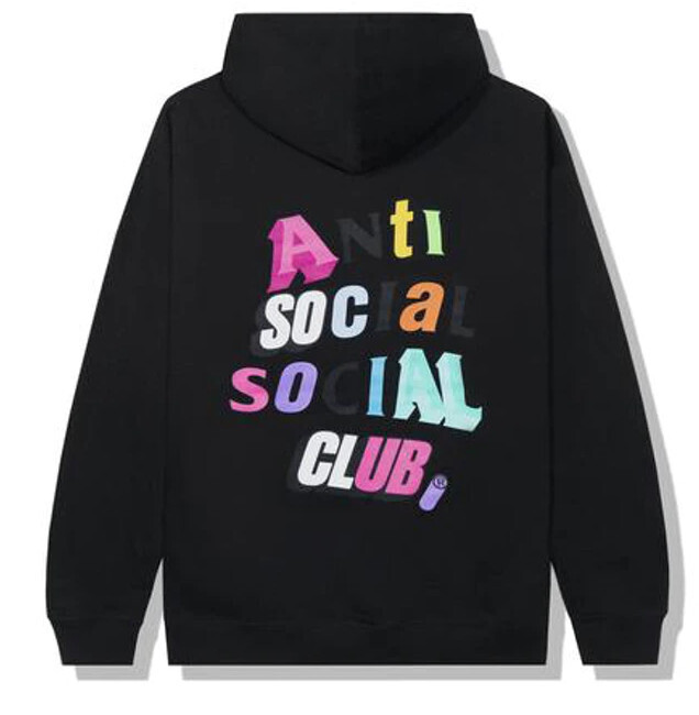 Anti Social Social Club The Real Me Hoodie Black