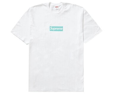 Supreme Tiffany &amp; Co. Box Logo Tee White LG