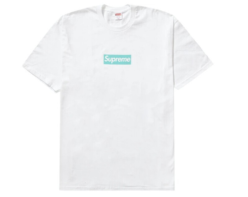 Supreme Tiffany &amp; Co. Box Logo Tee White LG