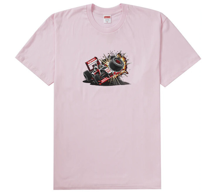 Supreme Crash Tee (FW21) Light Pink