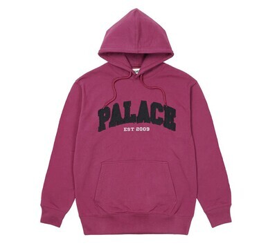 Palace Drop Shoulder Applique Hood Pink LG