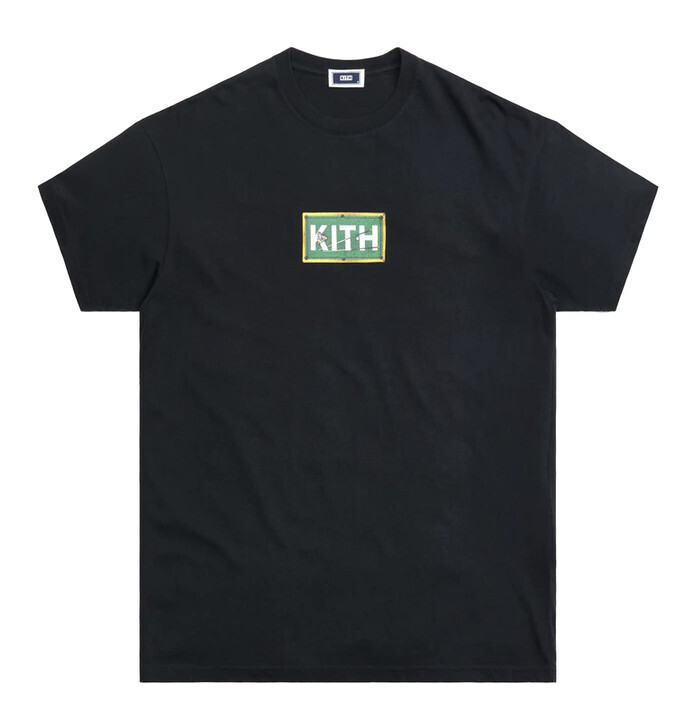 Kith Billiards Classic Logo Tee Black - XL