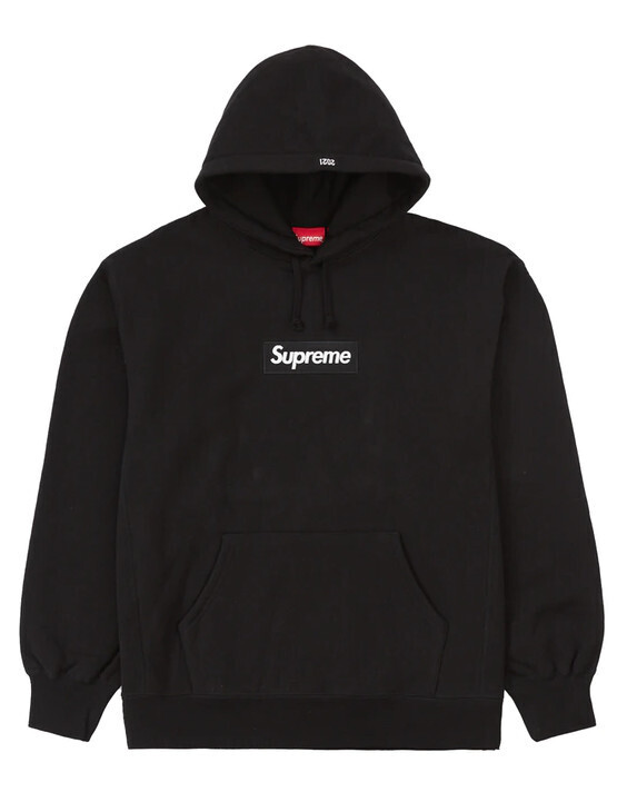 Supreme Box Logo Hooded Sweatshirt (FW21) Black - Large