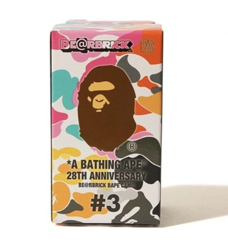 BAPE x Be@rbrick 28th Anniversary 100% #3