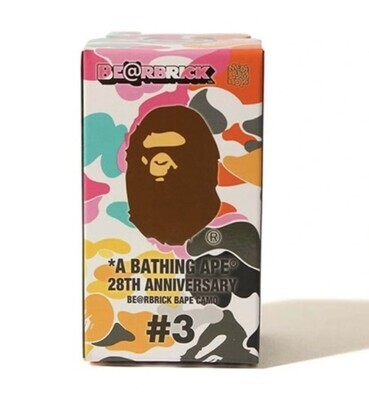 BAPE x Be@rbrick 28th Anniversary 100% #3