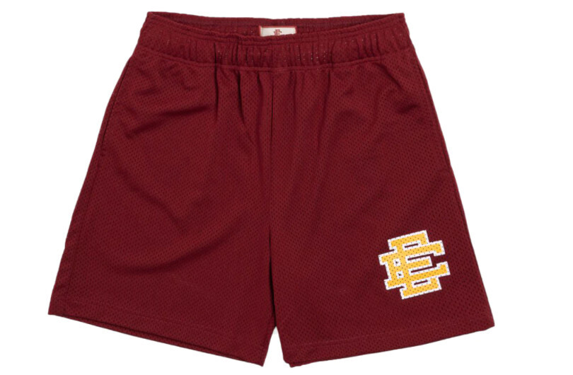 EE Basic Short Crimson/Varsity Yellow, Size: XXL