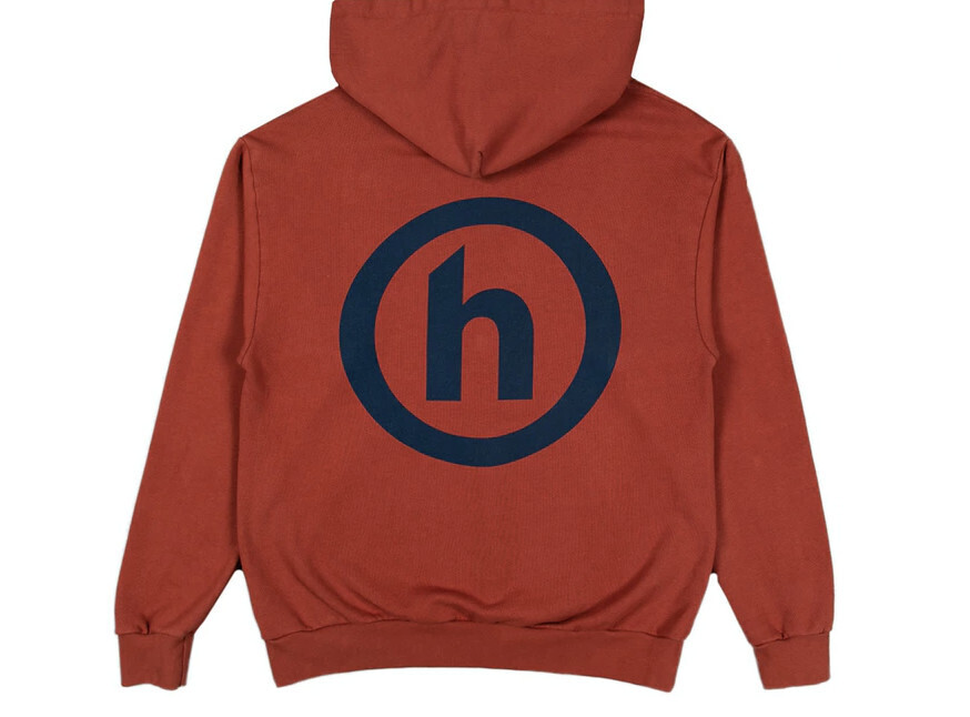 Hidden NY Logo Hoodie Cranberry