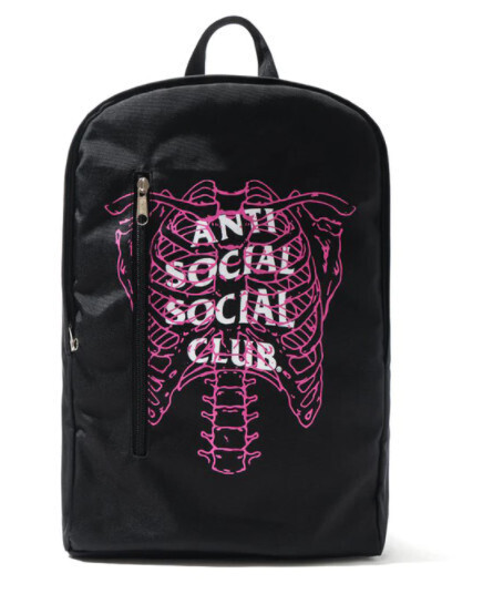 Anti Social Social Club Broken Backpack , Color: BLACK