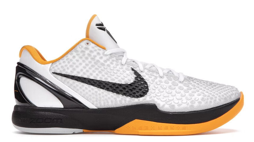 Kobe 6 Protro Playoff Pack White Del Sol