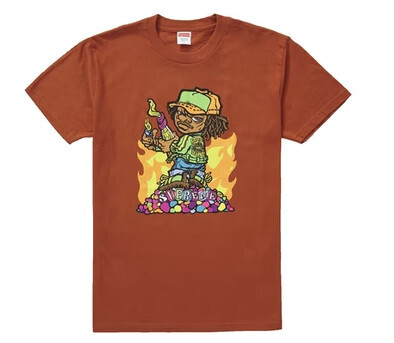 Supreme Molotov Kid Tee Rust - Medium