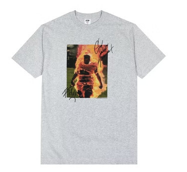 FTP Self-Immolation Tee Heather Grey - Medium