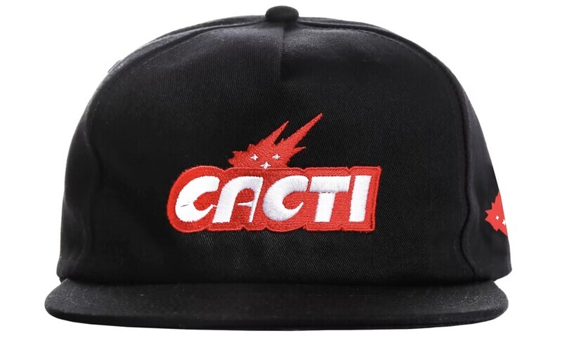 Travis Scott Cacti Logo Hat Black